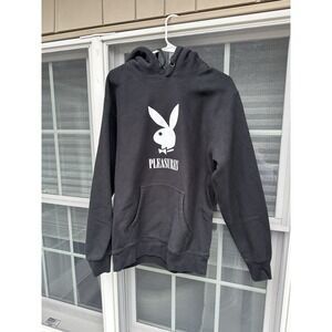 Pleasures x Playboy Logo Hooded Sweater Black Size medium